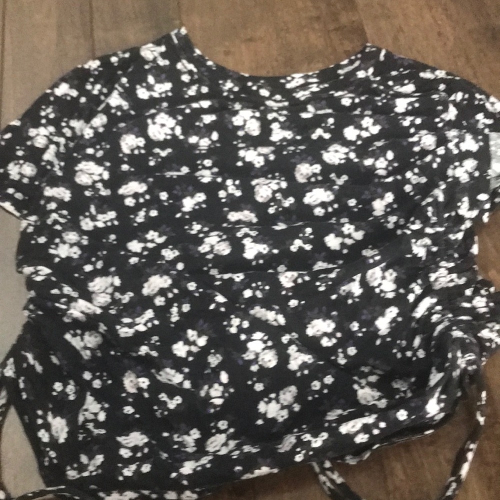 ruffled tee shirt